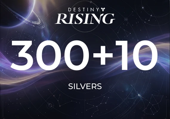 Destiny: Rising - 300 + 10 Silver Direct Top-Up - GLOBAL